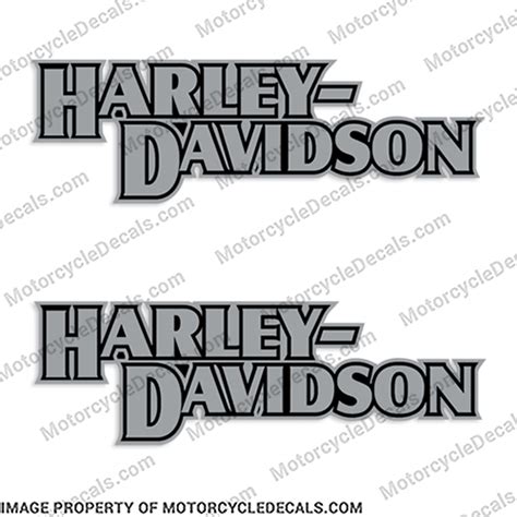 Harley Davidson Fuel Tank Decals Set Of 2 Style 9