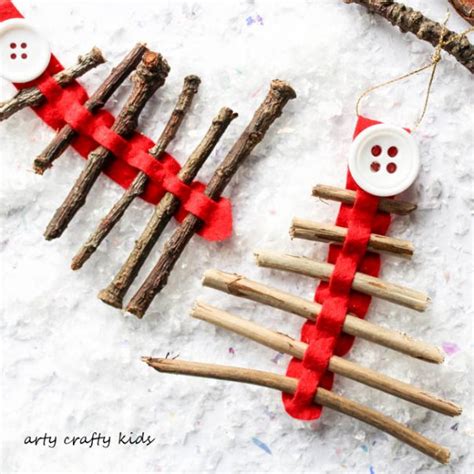 Twig Christmas Tree Ornament Arty Crafty Kids