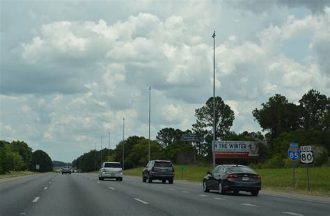Interstate 85 North Montgomery To Tuskegee Aaroads Alabama
