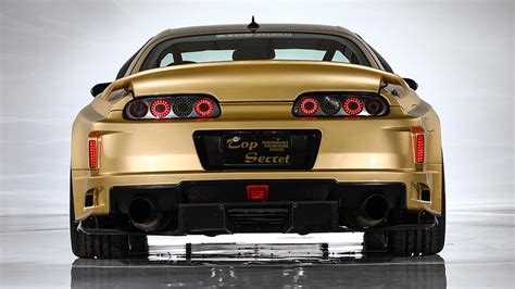Go For Gold With This Mental 222 Mph V12 Toyota Supra