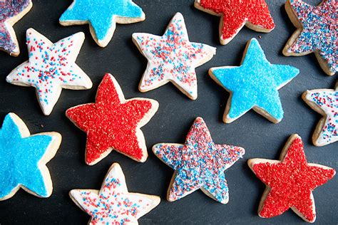 Before we begin decorating, let's review my sugar cookie recipe. Patriotic Star Cookies » With Sprinkles on Top
