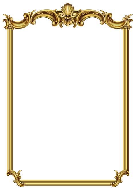 Download The Gold Rococo Baroque Frame 1220958 Royalty Free Vector From