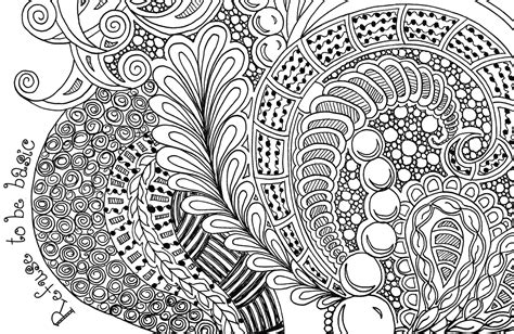 Collection Of Zentangle Coloring Pages Free Printable