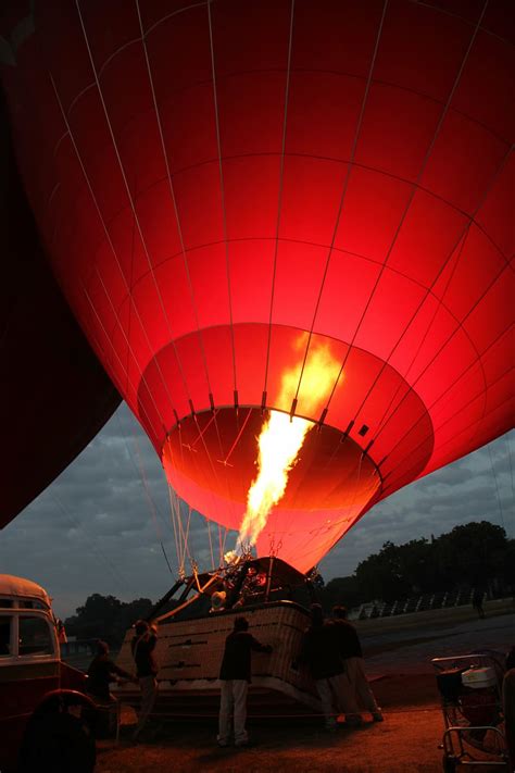 1024x768px Free Download Hd Wallpaper Hot Air Balloon Ride Fire Bagan Myanmar