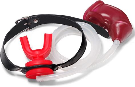 Lzmyz Mouth Plug Gag Leather Mask With Ring And Funnel Gay Oral Sex Gag Harness Set Slave