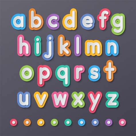Abecedario Para Imprimir Letra Por Letra A Color Cute Fonts Alphabet