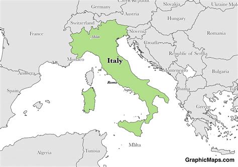5085x5741 / 13,2 mb go to map. Italy - GraphicMaps.com