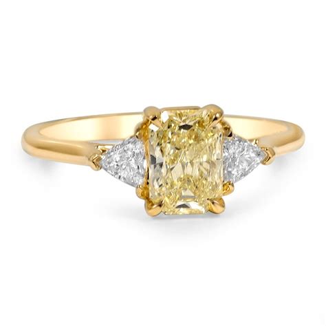 Custom Fancy Yellow Diamond Ring Brilliant Earth