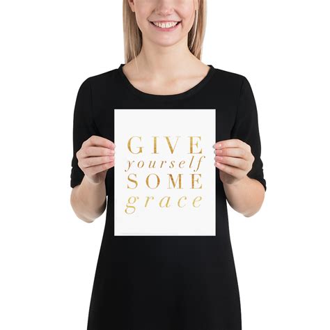 Give Yourself Some Grace Wall Art Instant Download ⋆ Tons Of Goodness