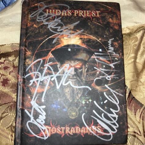 Judas Priest Nostradamus Limited Deluxe Ed Signed By All Five Ebay
