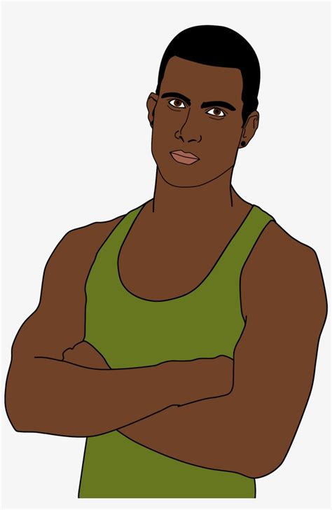 People got here by searching: Library of black muscular guy clip art transparent stock ...
