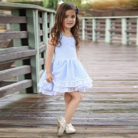 12m 5t Kids Baby Elegant Dress For Little Girl Summer Sleeveless Dress