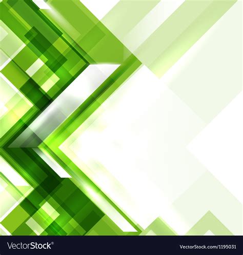 Green Modern Geometric Absract Background Vector Image