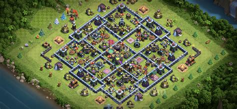 Best Unbeatable Base Th With Link Hybrid Town Hall Level Anti