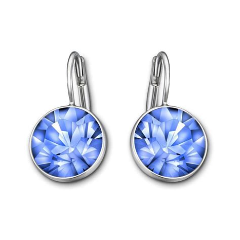 Swarovski Bella Light Sapphire Mini Earrings Fashion Jewelry 5007738