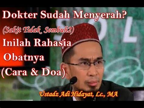 Umur 36 tahun) adalah seorang ulama asal indonesia yang dapat menguasai isi kitab suci alquran beserta letak barisnya. Inilah Rahasia Obat Mujarab Bagi Orang Yang Sakit Ustadz ...