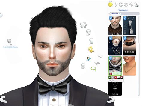 Bow Tie By S Club Mk At Tsr Sims 4 Updates