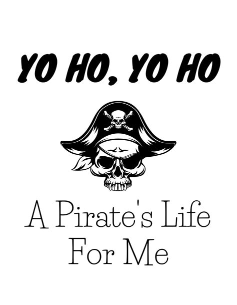 A Pirates Life For Me Svg Pdf Png  Etsy