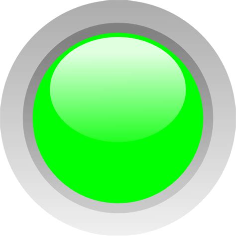 Green Circle Button Clip Art At Vector Clip Art Online