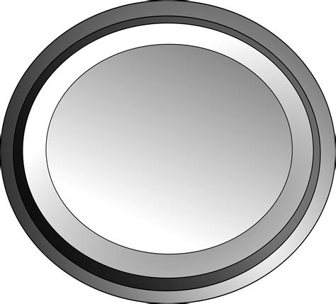 Clipart - White circle button png image