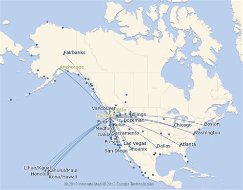 Alaska Airline Route Map Storm Kings Thunder Map