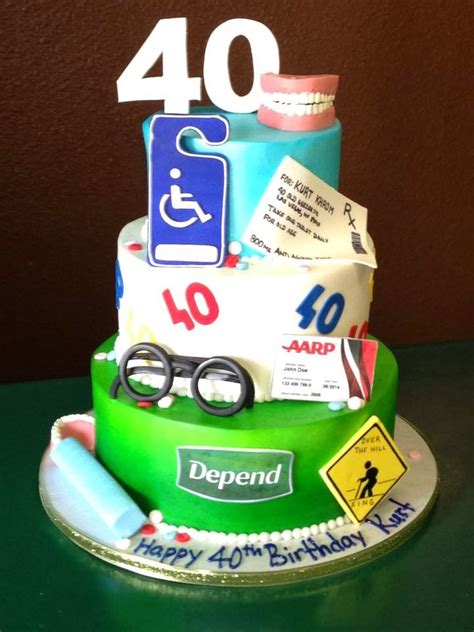 Creative 40th Birthday Cake Ideas 40 Birthday Birthdays And Cake
