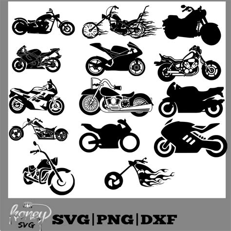 Motorcycle Svg Bundle Motorbike Svg Chopper Svg Cruiser Svg Harley Png