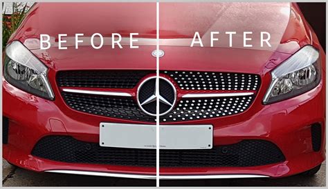 Mercedes W176 Cla Front Grill Chrome Sports Stickers