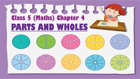 Parts And Wholes Class 5th Maths Chapter 4 I Ncert Cbse Youtube