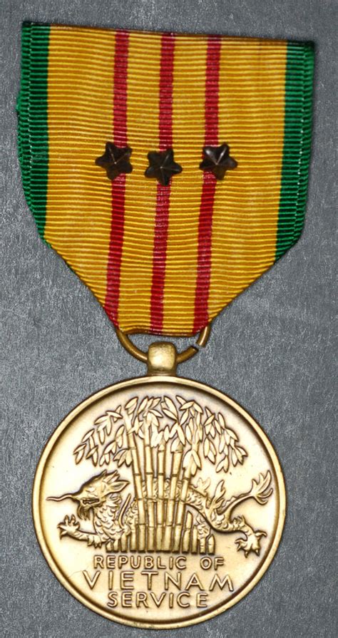 Usa Vietnam Service Medal With 3 Campaign Stars Coins4all