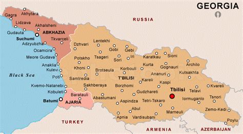 Political Map Of Georgia Fotolip