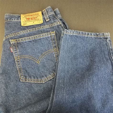 Levis 550 Relaxed Fit Jeans Womens 14 Short Tapered Leg Medium Wash