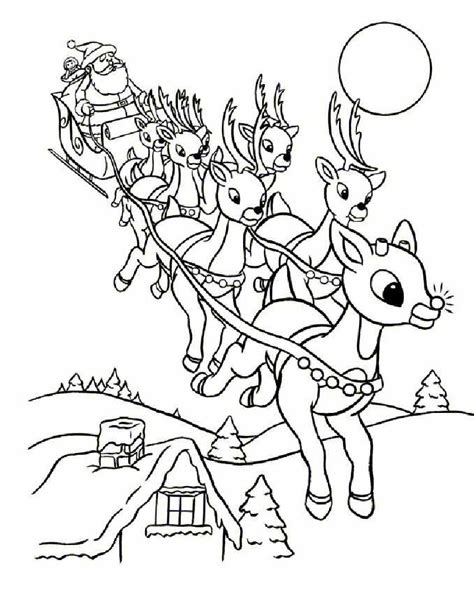 These celebration coloring pages make use of your imagination and make your child more creative. 13 Christmas Reindeer Coloring Pages >> Disney Coloring Pages