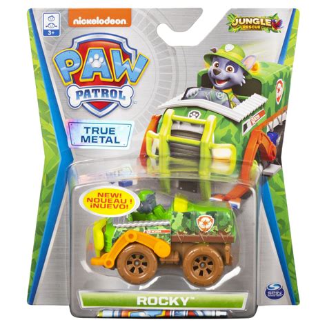 Paw Patrol True Metal Rocky Collectible Die Cast Vehicle Jungle