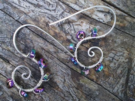 Silver Earrings With Magnetic Rainbow Hematite Natalia Bianco Flickr