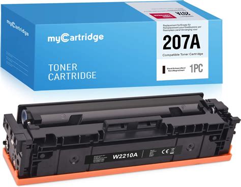 Mycartridge Compatible Hp 207a W2210a Black Toner Without Chip For Hp
