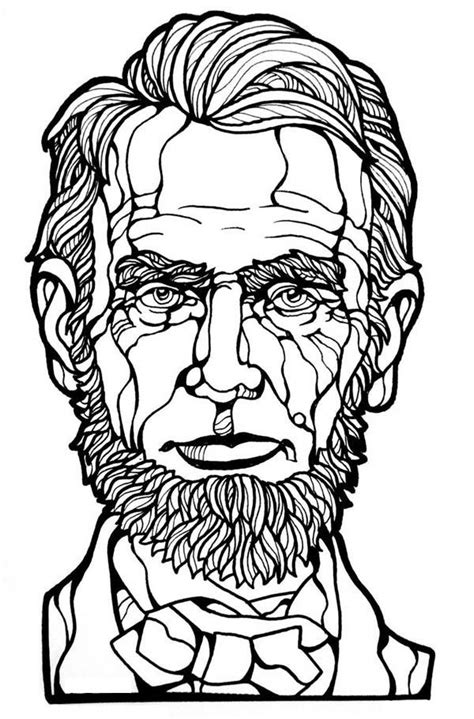 Abraham Lincoln Coloring Pages Printable - Coloring Home