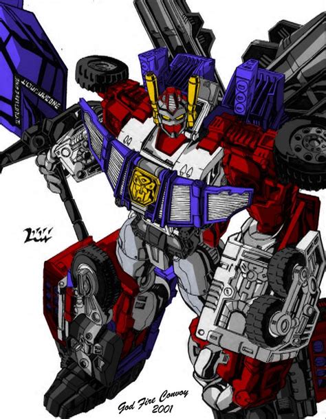 God Fire Convoy By ~dcjosh On Deviantart Transformers Transformers Optimus Transformers