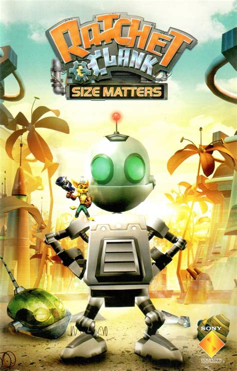 Ratchet Clank Size Matters Playstation Box Cover Art