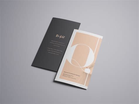 포토샵에서 3단리플렛의 내지용 목업(mockup)파일을 정리하는 내용입니다. Trifold Brochure Mockup Free Psd Download