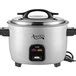 Avantco RCA90 90 Cup 45 Cup Raw Electric Rice Cooker Warmer 220