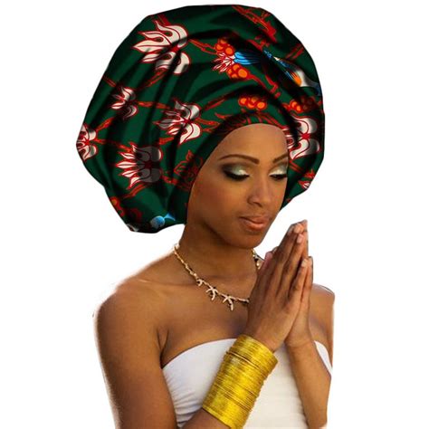 African Head Wrap 2018 Women Headwear Print Fabric Headwrap Tie Scarf