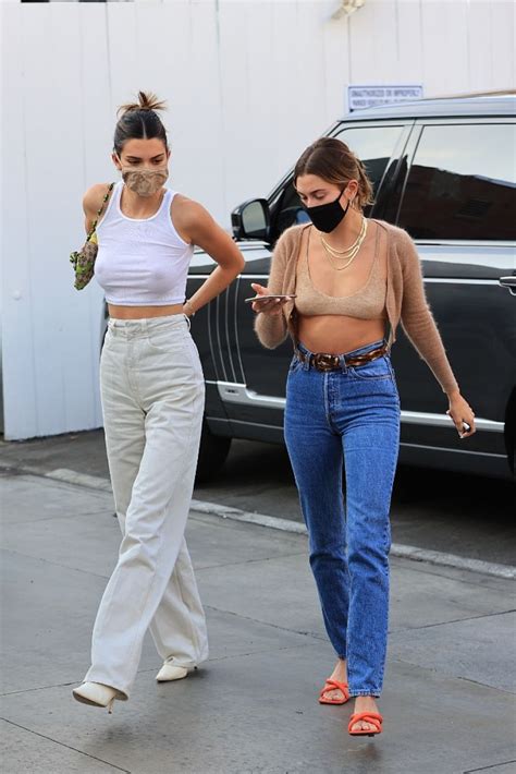 Kendall Jenner And Hailey Bieber Out Shopping In Los Angeles