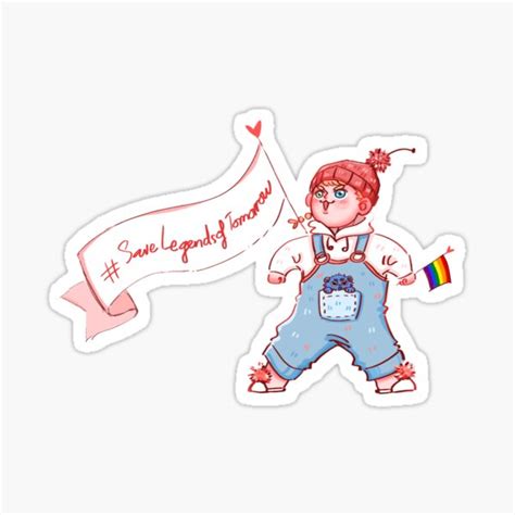 Avalance Baby In Overalls Sticker For Sale By Notenote Art Redbubble