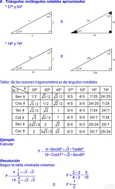 Ejemplos De Razones Trigonometricas De Angulos Agudos Nuevo Ejemplo