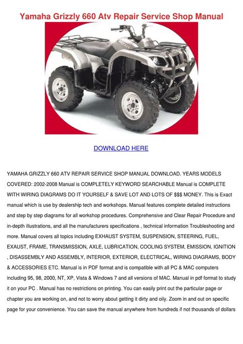 Everything You Need To Know Yamaha Grizzly 660 Wiring Diagram