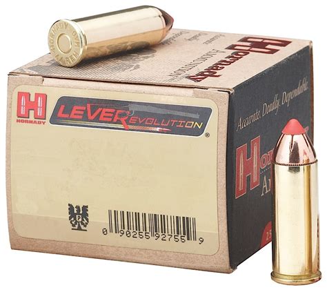 Hornady Ammunition 44 Magnum LEVERevolution 225gr FTX 20rd Box 92782