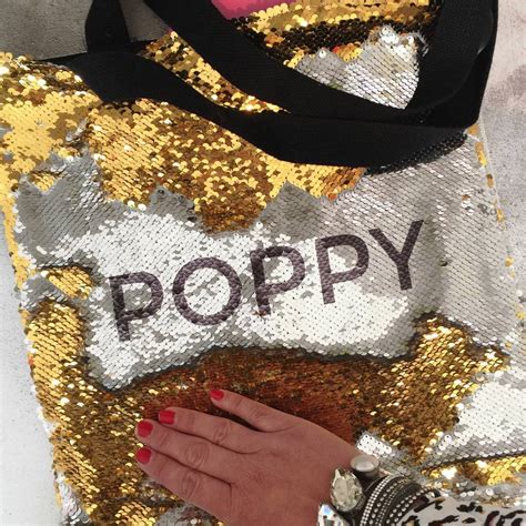 Personalised Sequin Tote Bag By Pickle Pie Ts