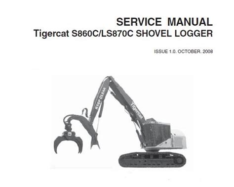 Tigercat S C Ls C Shovel Logger Service Repair Manual Service