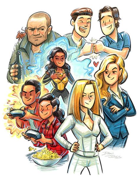 Legends Of Tomorrow By Dani Jones Legends Of Tomorrow Cast Dc